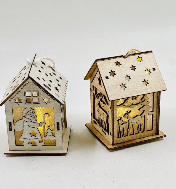 CASA NAVIDEÑA C/LUZ LED (260106|EA41-41-06)