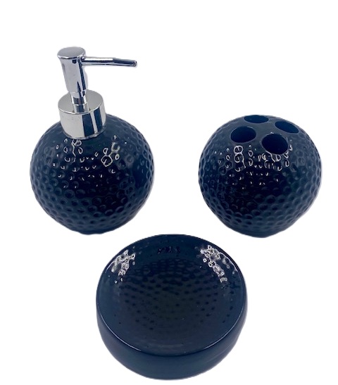 SET JABONERA CERAMICA X3 REDON (361134|EA99-35-03)