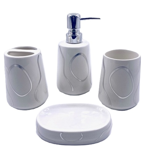 SET JABONERA CERAM X4 LIN DORA (361139|EA99-35-12)