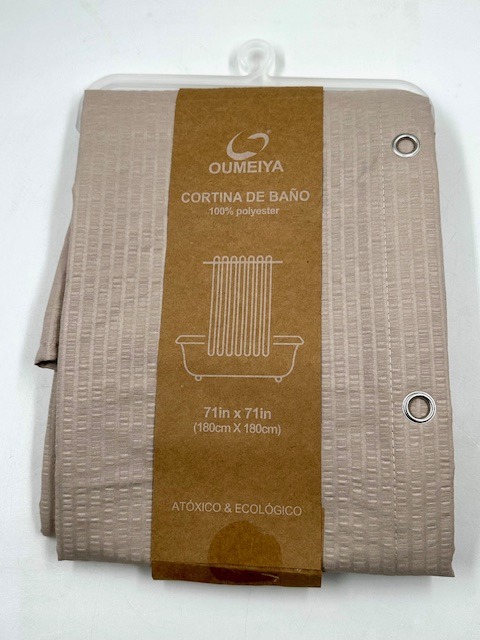 CORTINA BAÑO TELA 180X180 SURT (365844|EA41-36-07)