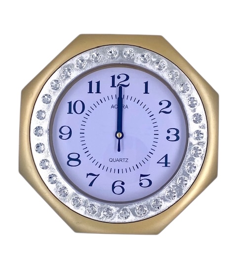 RELOJ OCTOGONAL 23CM (550400|EA35-20-01)