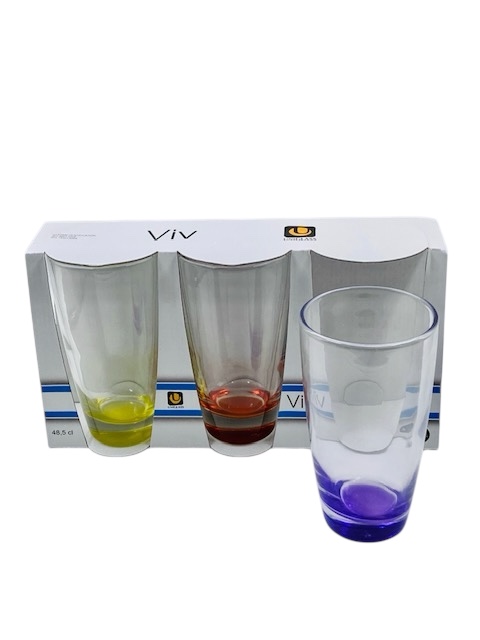 VASO VIV 485CC PACKX3UN COLOR (701551|91550/CB51-S)