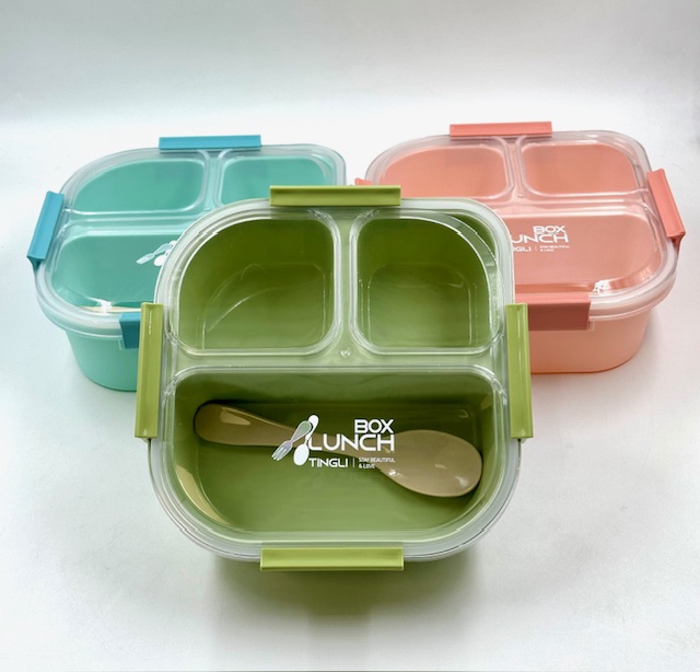 LUNCHERA 3DIV 1100ML 19X19X7 (881000|EA42-12-02)